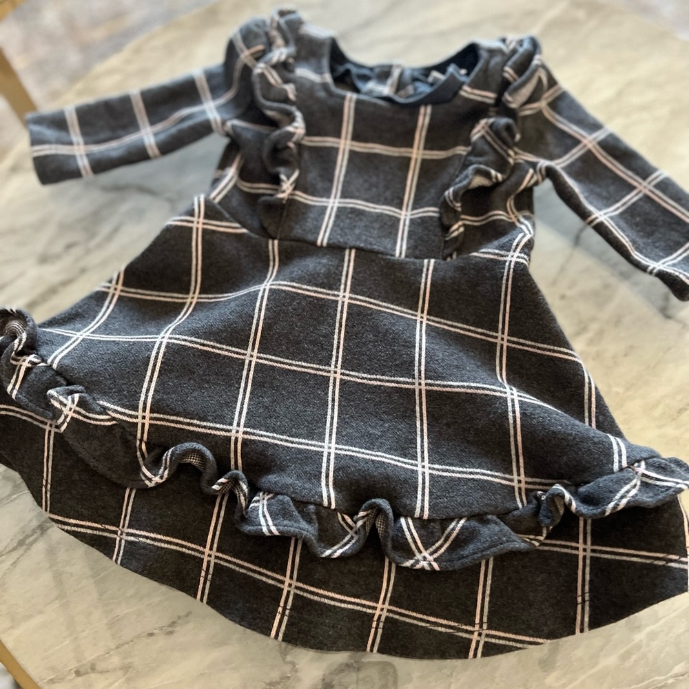 Janie and jack plaid dress size 18/24 months